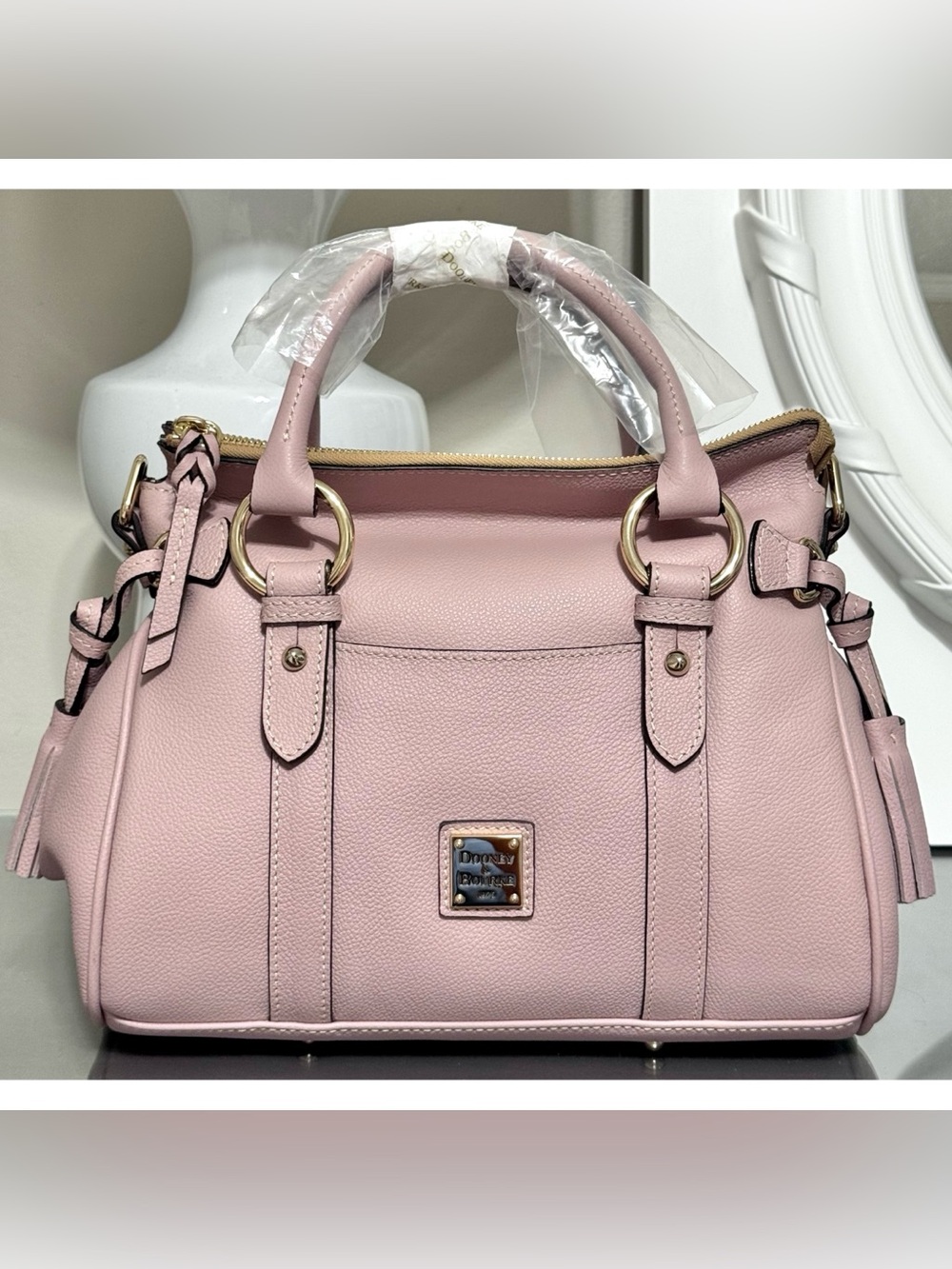 DOONEY & BOURKE Sorrento Satchel 30 With Pocket, MAUVE PINK